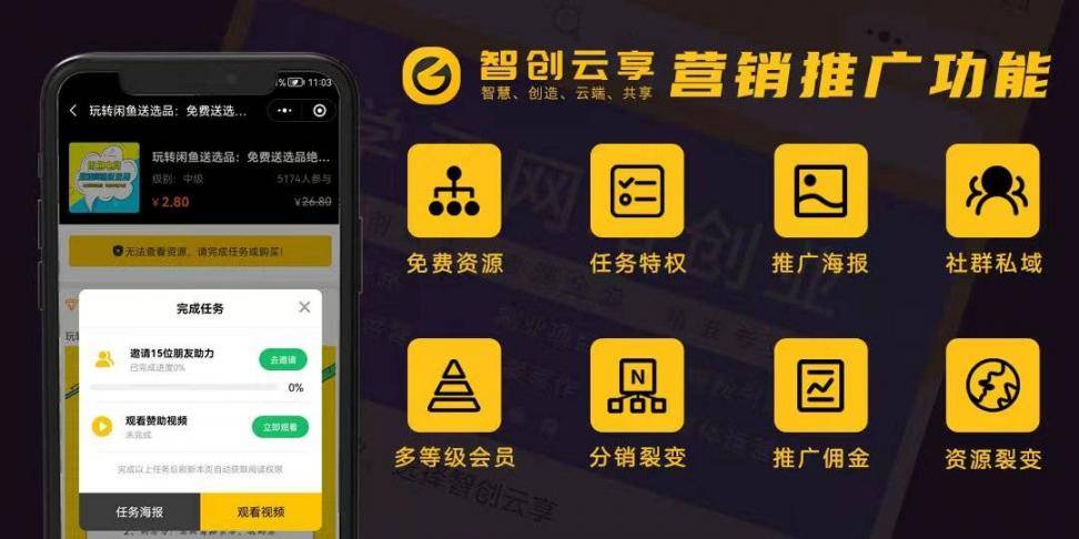 图片[2]-（亲测源码）智创云享知识付费小程序开源，功能超强大，支持支付和用户分享功能-裂变流量巨大！（包含源码包+文字、视频搭建教程）-宋辞云创